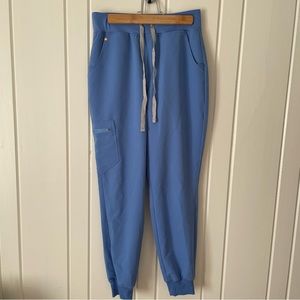 Figs Blue Jogger Scrubs Pants